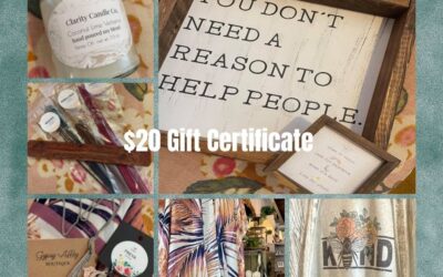 Raffle Prize #6: Gypsy Alley Boutique $20 Gift Certificate